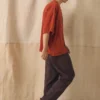 Alfie Garment Dyed Linen Pants
