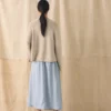 Garment Dyed Linen Skirt