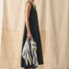 Garment Dyed Linen Sleeveless Dress