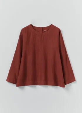 Garment Dyed Linen Top