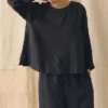 Garment Dyed Linen Top