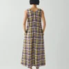 Gelato Check Linen Dress