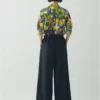 Gia Sketched Fruit Print Shirt
