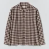 Gingham Cotton Linen Shirt