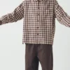 Gingham Cotton Linen Shirt