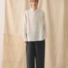 Half Placket Linen Shirt