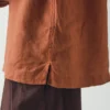 Half Placket Linen Shirt