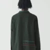 Hand Embroidered Stripe Cotton Jacket