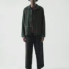 Hand Embroidered Stripe Cotton Jacket