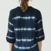 Hand Framed Shibori Knitted Top