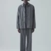 Hickory Stripe Denim Chore Jacket