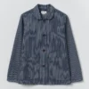 Hickory Stripe Denim Chore Jacket