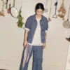 Hickory Stripe Denim Jacket