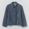 Hickory Stripe Denim Jacket
