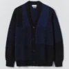 Jacquard British Wool Cardigan
