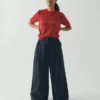 Jacquard Knitted Cotton Top