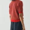 Jacquard Knitted Cotton Top
