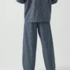 Jude Stripe Wide Leg Denim Trousers