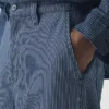 Jude Stripe Wide Leg Denim Trousers