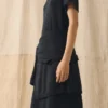 Knitted Linen Cotton T Shirt Dress