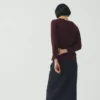 Lia Cotton Boat Neck Tee