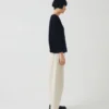 Lia Cotton Boat Neck Tee