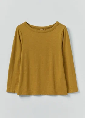 Lia Garment Dyed Boat Neck Tee