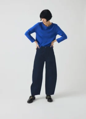 Lia Garment Dyed Boat Neck Tee