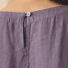 Lightweight Linen Gathered Waist Dress