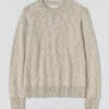 Linen Cotton Crew Neck Sweater