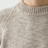 Linen Cotton Crew Neck Sweater