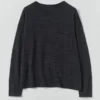 Linen Cotton Fine Knit Sweater