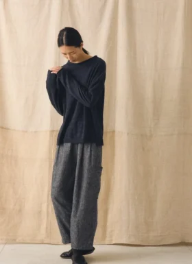 Linen Cotton Patch Pocket Pants