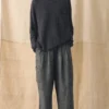 Linen Cotton Patch Pocket Pants