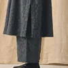 Linen Cotton Twill Apron Shift Dress