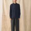 Loop Button Linen Shirt