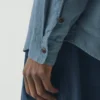 Loop Button Linen Shirt