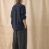 Loop Button Linen Shirt