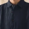 Loop Button Linen Shirt