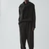 Loopback Jersey Pleated Pants