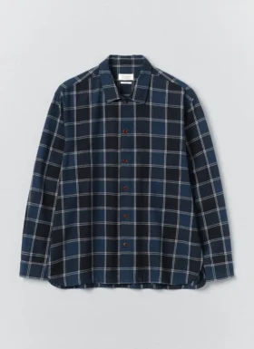 Market Check Cotton Linen Easy Shirt