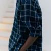 Market Check Cotton Linen Easy Shirt