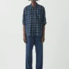 Market Check Cotton Linen Easy Shirt