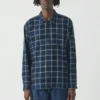Market Check Cotton Linen Easy Shirt