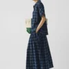 Market Check Cotton Linen Shirt