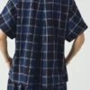 Market Check Cotton Linen Shirt