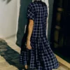 Market Check Cotton Linen Shirt