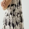 Market Fish Print Cotton Poplin Dress