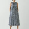 Martha Natural Dye Stripe Cotton Dress