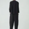 Minako Check Cotton Cashmere Pants